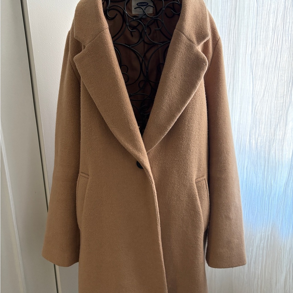 Old Navy Women's Camel Trench Coat